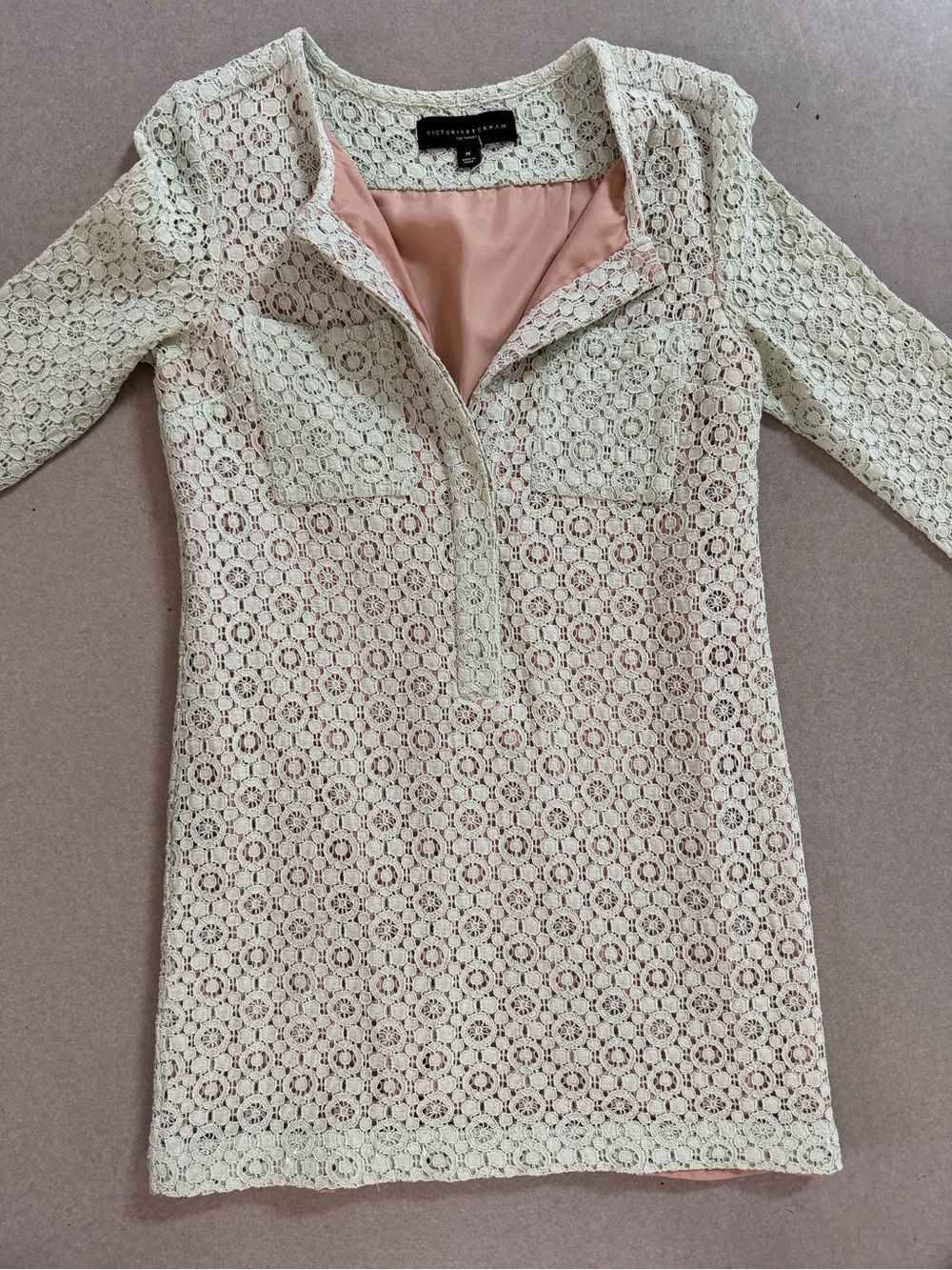 Victoria Beckham for Target mint green Lace Sheath Dress